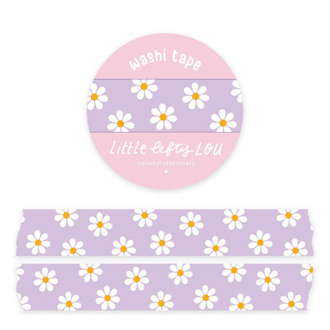 Lilac Daisies Washi Tape