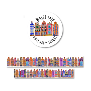 Buildings of Amsterdam Washi Tape