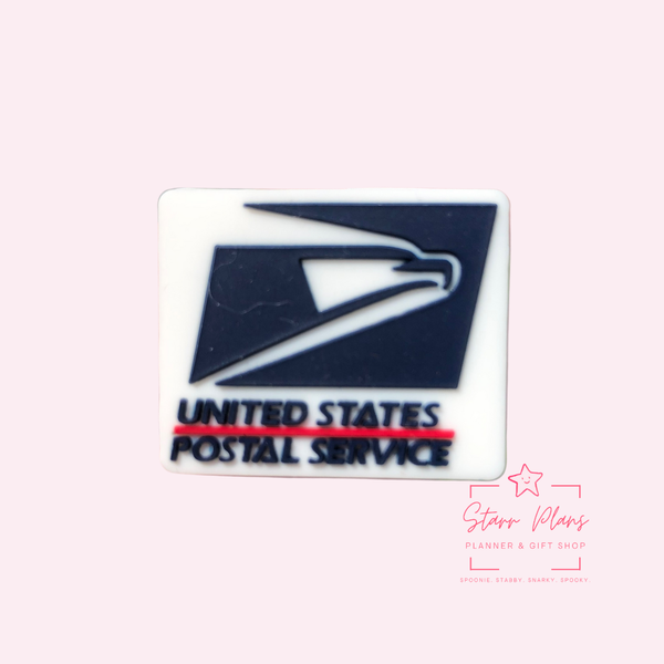 Silicone Focal Beads - USPS United States Postal Service Logo -68A