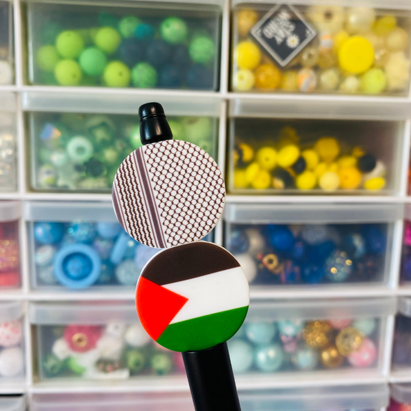Palestine Flag Beaded Pen Kit – DIY Craft Set (Makes 5 Pens)