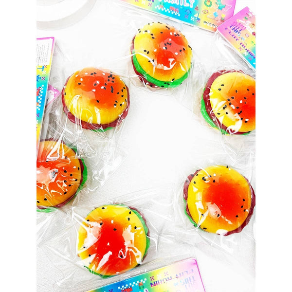 Hamburger Taba Pinch Squishy Toy