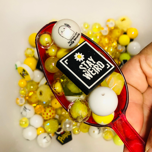 Bead Soup - Sunny Rays || 3mm+ Large Hole || Bead Mixes || Acrylic & More
