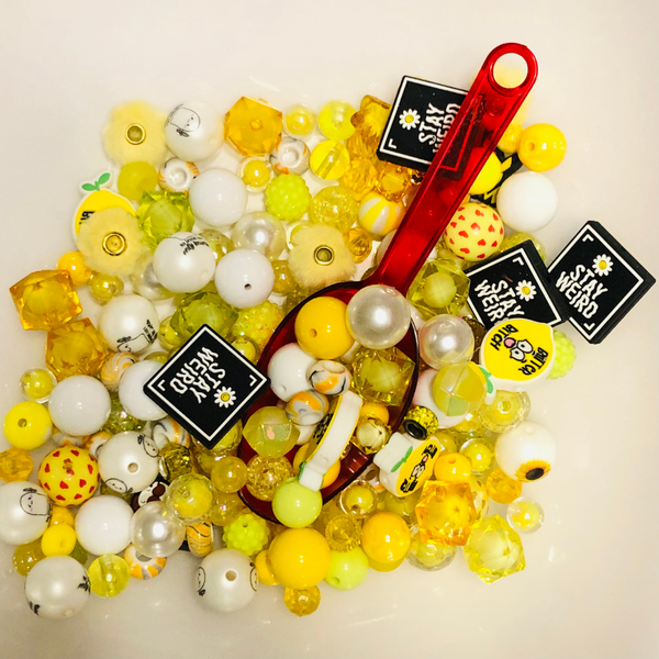 Bead Soup - Sunny Rays || 3mm+ Large Hole || Bead Mixes || Acrylic & More