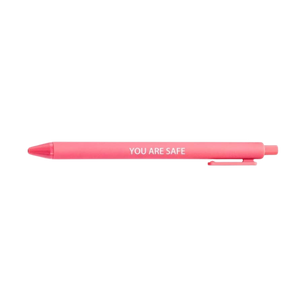 Macaron Pen - Coral "You are Safe" Inner Child Affirmation