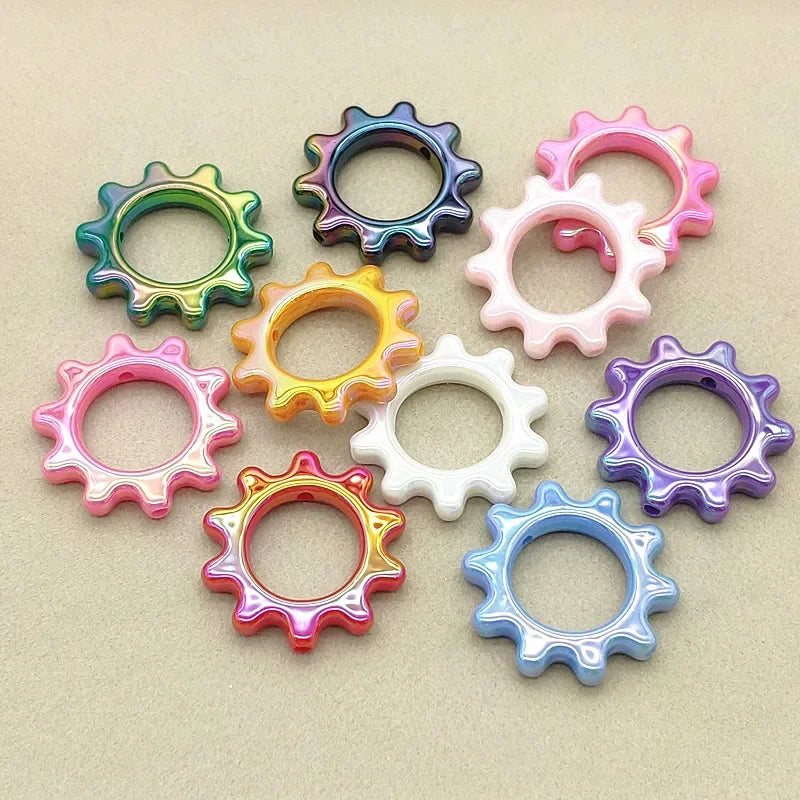 Acrylic Sun Frame for Beads & Fidget Spinner 30x31mm - 10 Pieces ...