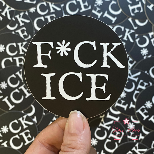 F*CK ICE Activism Vinyl Sticker