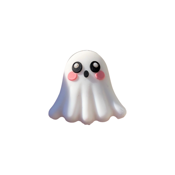 Silicone Focal Beads - 3D Ghost - 112A