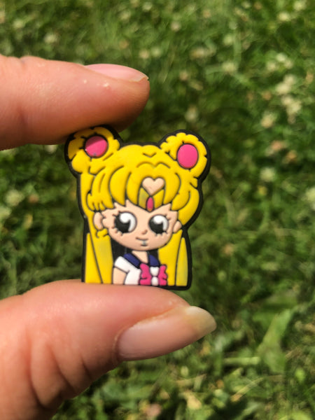 Silicone Focal Beads - Sailor Moon Usagi Kawaii Girl - 18