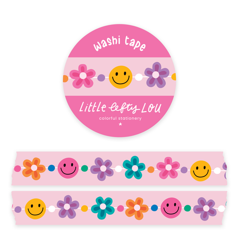 Friendship Bracelet Flowers Washi Tape