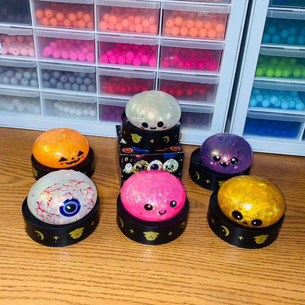 Halloween Glitter Gel Dumpling Squishy – Mystery Collectible Toy