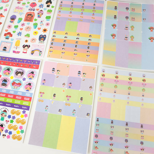 Planner Sticker Pack, 14 Page Hola Mijas Bonitas