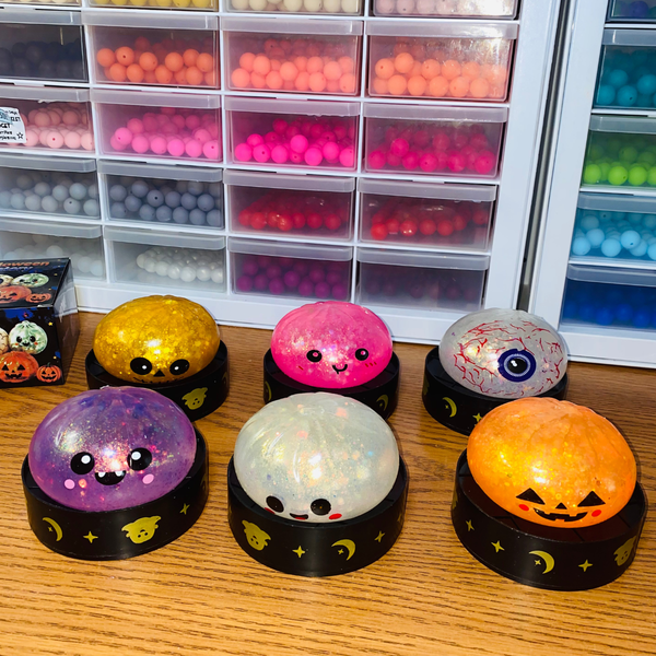 Halloween Glitter Gel Dumpling Squishy – Mystery Collectible Toy