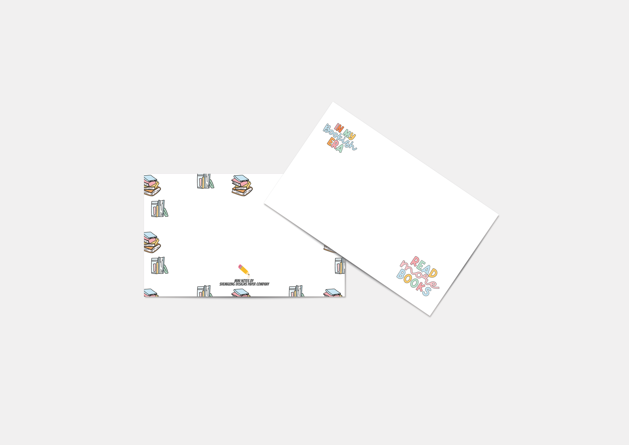 Book Mini Notes - Lunch Box or Happy Mail