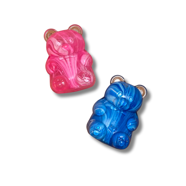 Swirly Tie-Dye Gummy Bear Squishy Toy
