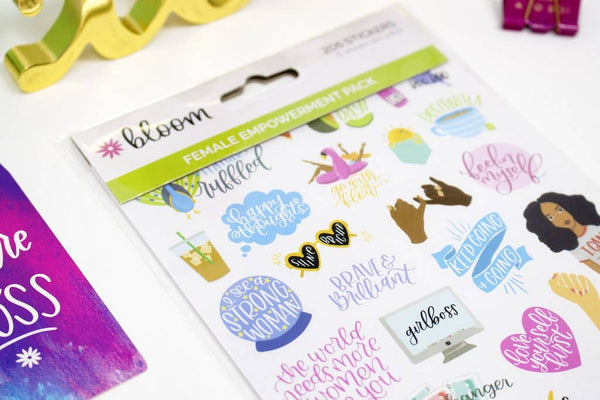 Planner Sticker Pack, Female Empowerment