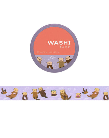 Sea Otters Washi Tape