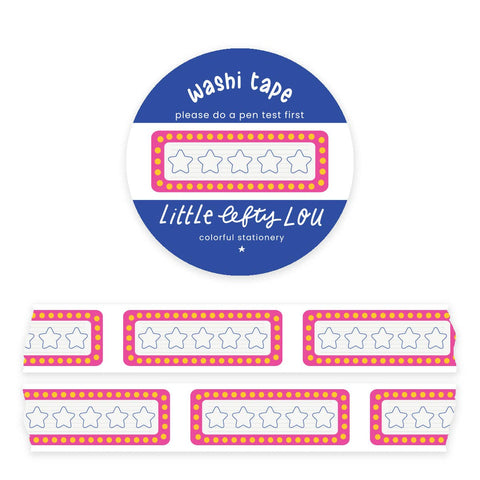 Movie Star Rating Washi Tape