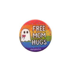 Silicone Focal Beads -  Free Mom Hugs Ghost || Starr Plans Exclusive