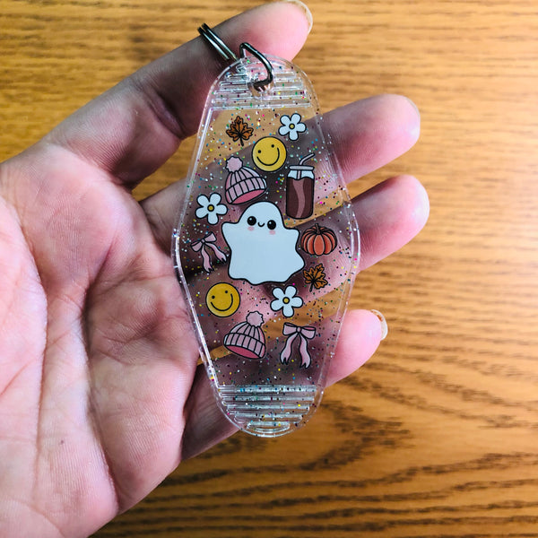 Retro Motel Keychain