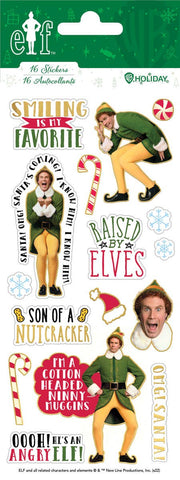 Decorative Stickers - Elf - Fun Phrases