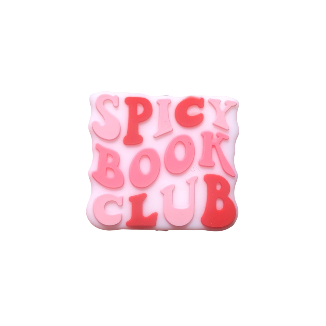 Silicone Focal Beads - Spicy Book Club - 84B