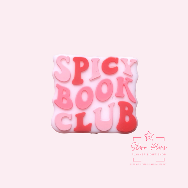 Silicone Focal Beads - Spicy Book Club - 84B