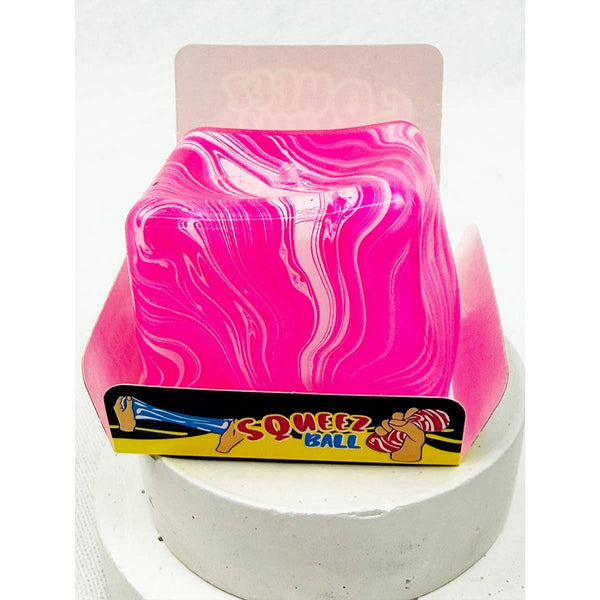 Marbled Maltose Squeeze Cube Squishy