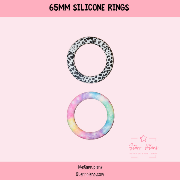 65mm Silicone Rings - Cow