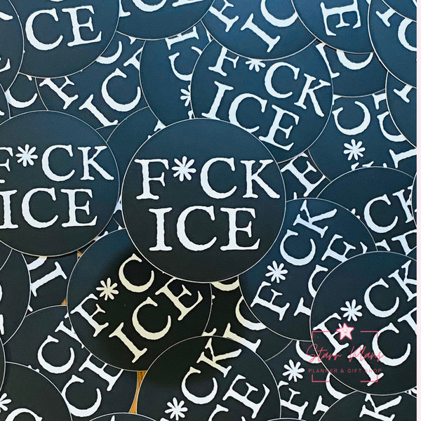 F*CK ICE Activism Vinyl Sticker