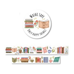 Time to Read Washi Tape (2 cm)