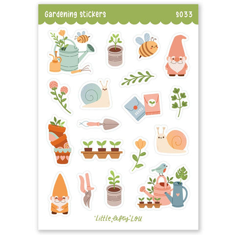 Gardening Waterproof Stickers