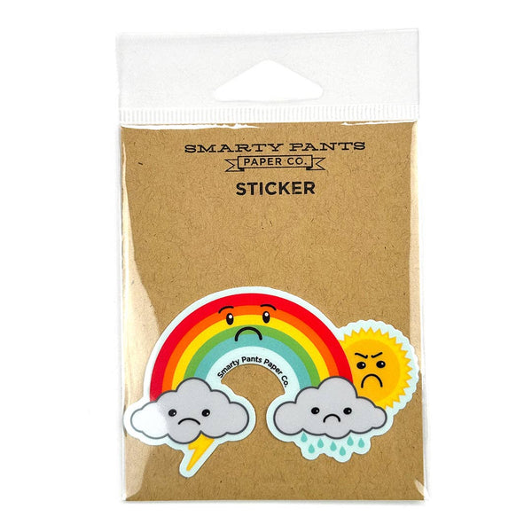 Sad Rainbow Sticker