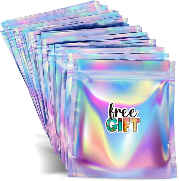 Happy Mail - "Free GIFT" Rainbow label stickers for packages