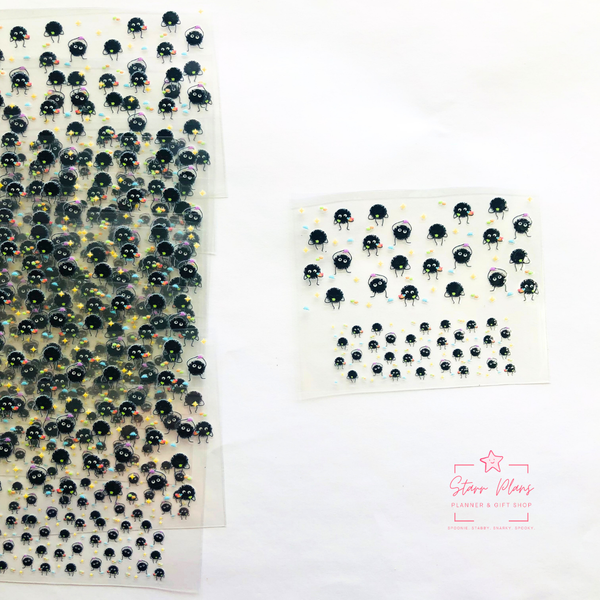 Mini Tumbler UVDTF Decal - Magical Soot Sprites