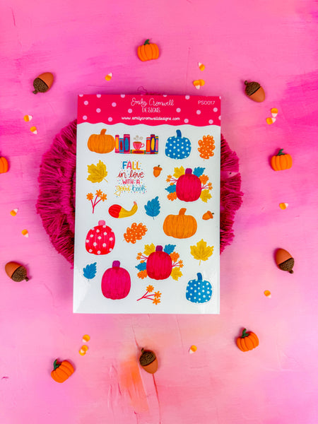 Colorful Fall Planner Stickers PS0017