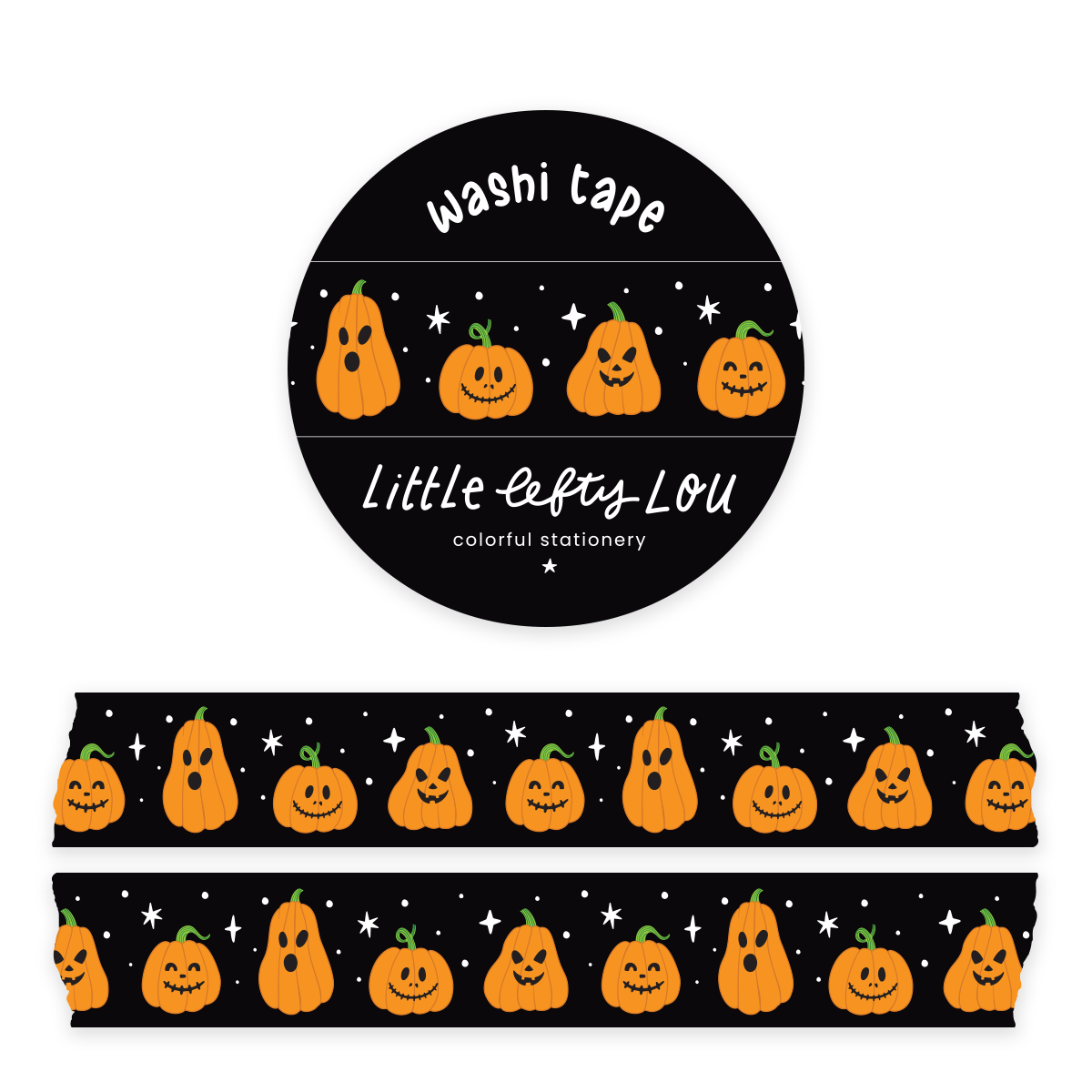 Jack-o'-lanterns Washi Tape
