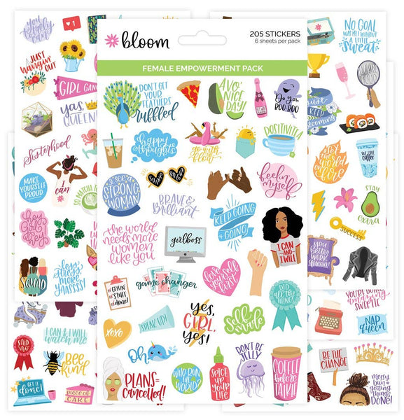 Planner Sticker Pack, Female Empowerment