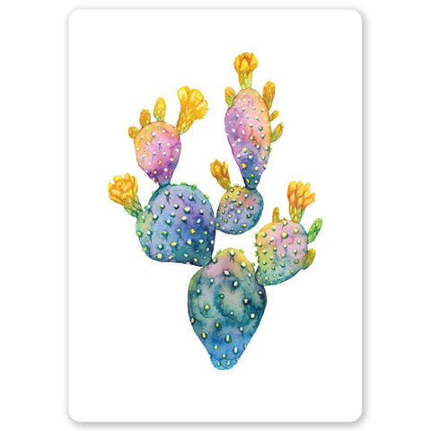 Colourful Cactus Postcard