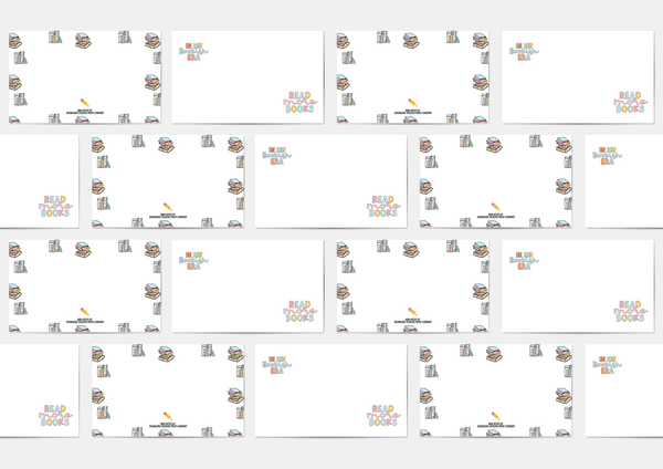 Book Mini Notes - Lunch Box or Happy Mail