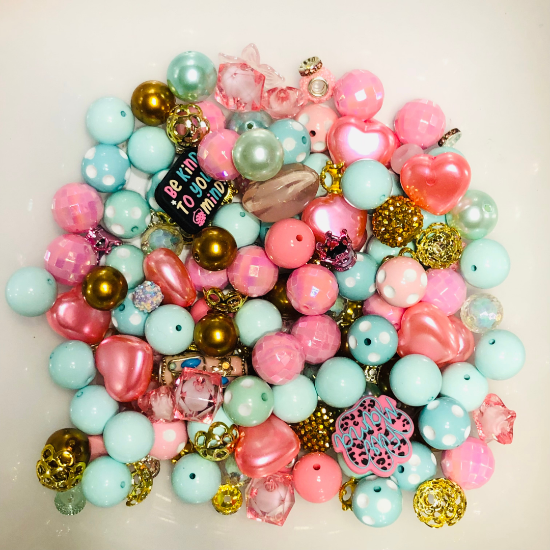 Bead Soup - Pastel Paradise|| 3mm+ Large Hole || Bead Mixes || Acrylic Mix
