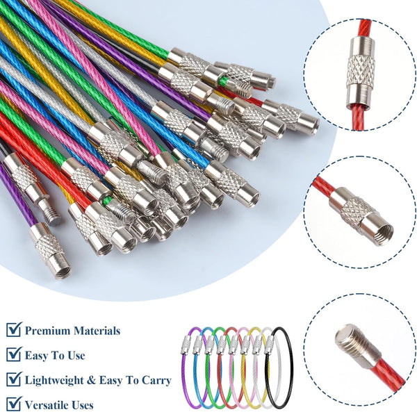BEADABLE WIRE - 6 INCH - Choose Color