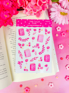 Rosy Library Planner Stickers PS0033