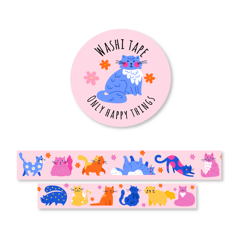 Colorful Paws Washi Tape