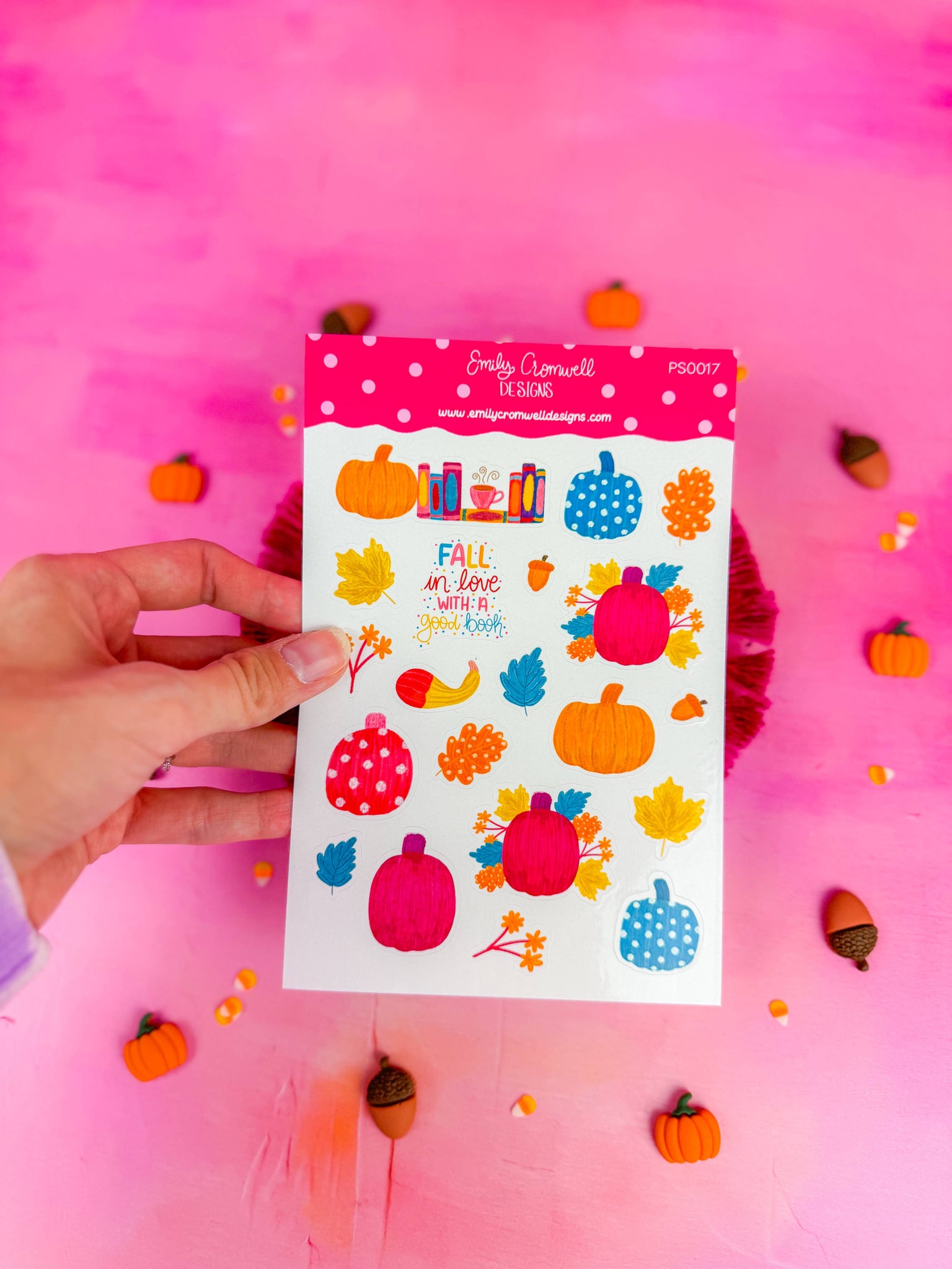 Colorful Fall Planner Stickers PS0017