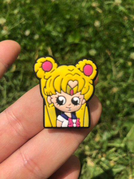 Silicone Focal Beads - Sailor Moon Usagi Kawaii Girl - 18