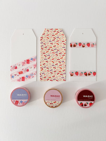 CHERRY HEARTS Washi Tape