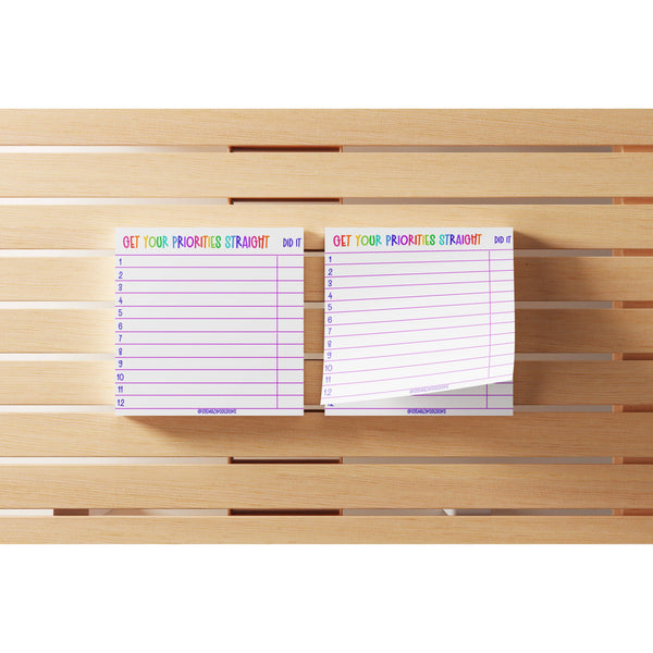 Sticky Notes/Get Your Priorities Straight/funny, quirky