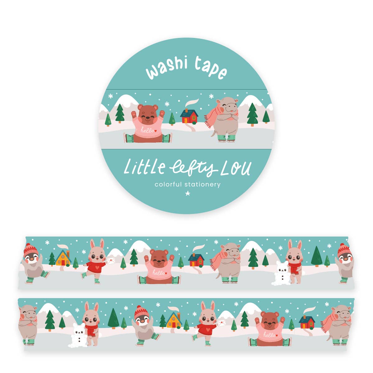 Ice Skating Washi Tape