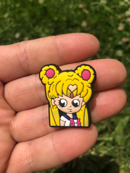 Silicone Focal Beads - Sailor Moon Usagi Kawaii Girl - 18