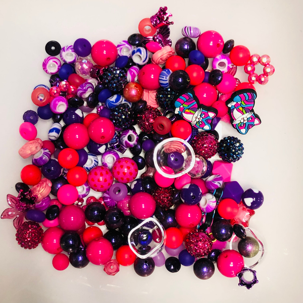 Bead Soup - Mean Girls || 3mm+ Large Hole || Bead Mixes || Silicone & Acrylic Mix